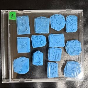 1️⃣1️⃣Cling rubber stamps set #11 - 13 pcs